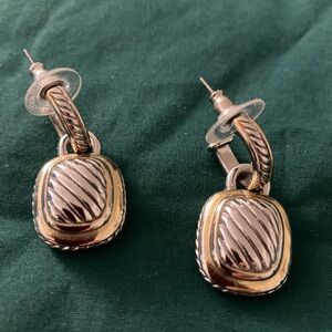 Chic Gold and Silver Earrings stylish